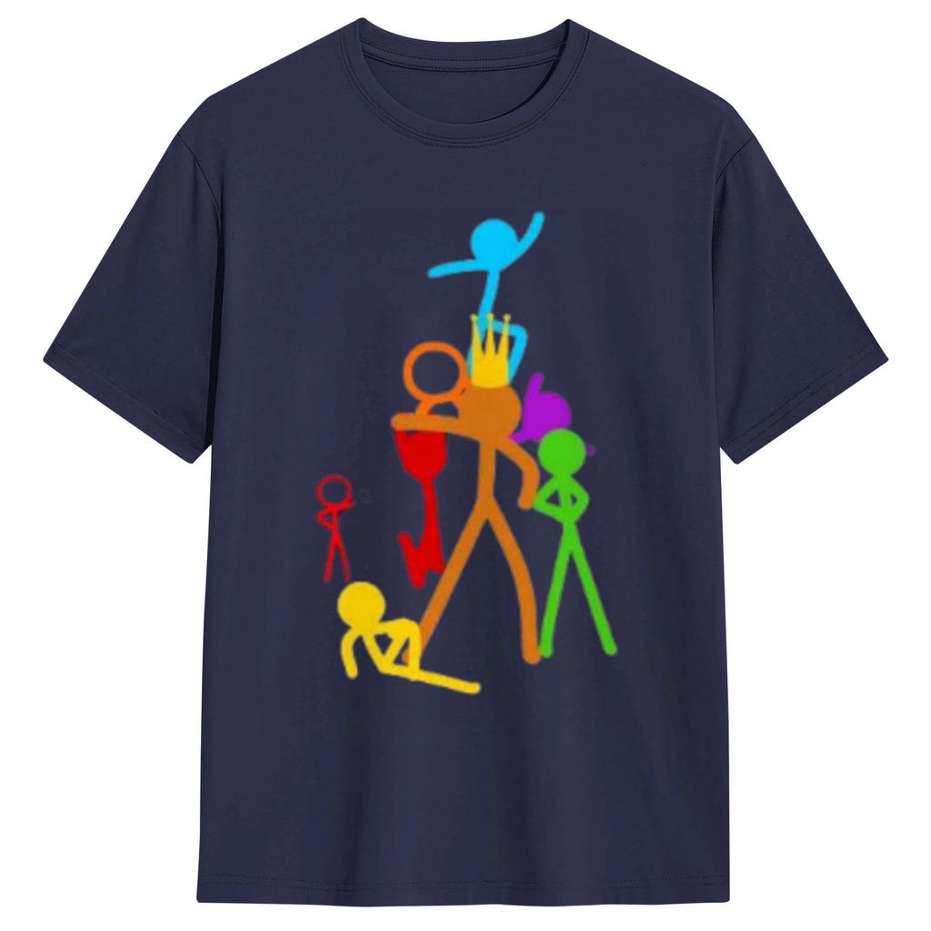 Vintage T Shirt Summer Alan Becker Gaming Figting Fashion TShirts  Pure Cotton Tee Shirt for Unisexs Y2K Funny Clothing