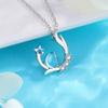 Mermaid Necklace Necklace Female Versatile Ins Niche Design Premium Moonstone Mackerel Tear Collarbone Chain
