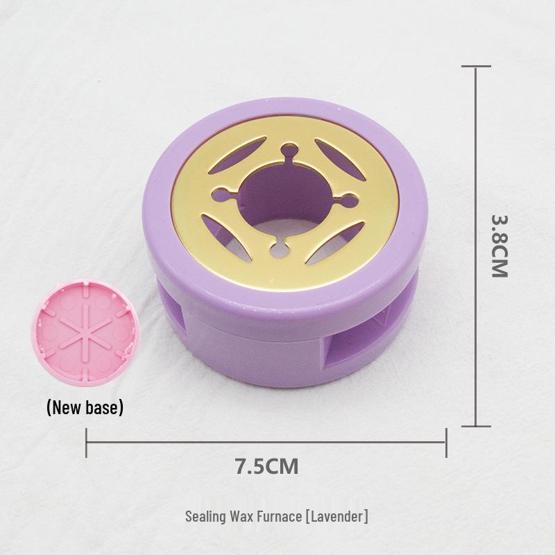 Sealing Wax Stove with Spoon and Silicone Mold Pad for Stamp Heads