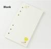 Kawayi A5 A6 Loose Leaf Notebook Refill Spiral Binder Inner Page Weekly Monthly To Do Line Dot Grid Inside Paper Stationery