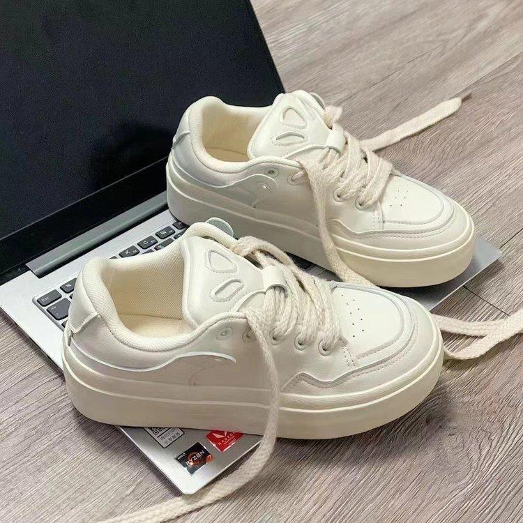 

Autumn new casual platform bread shoes women s fried street skateboard shoes student versatile 35