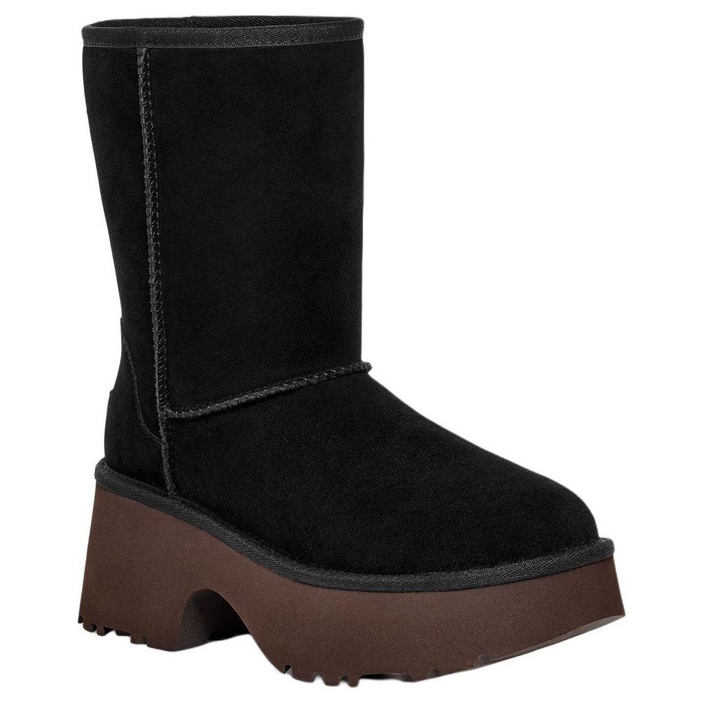(WMNS) UGG Classic Short New Heights 'Black' Women's 1158310-BLK