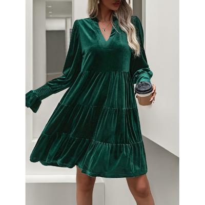 Spring And Summer New Multi-Color Casual Pure Cotton Versatile Elegant And Sexy Daily Dating Commuting Dress For Women