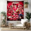 Bayern München Vægdekoration Vægtæppe Kunst Til Kæledyrs Mindesmærke Fødselsdag Bryllupsfest Baggrund Familiegave