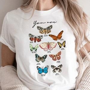 Butterfly Bible Verse Inspirational Quotes Religious Christian Motivational Tee You Are Beautiful Positive Sayings Aesthetic S