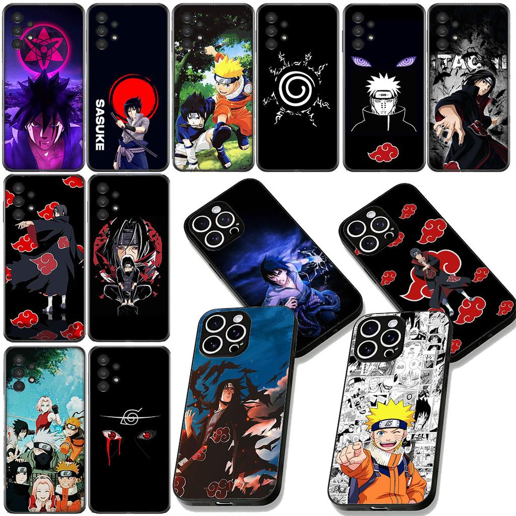 Itachis Uchihas Akatsukis N-Narutos Sasukes Pains Phone Case for OPPO A40 A60 A80 A38 A18 A17 A16 A78 A79 A54 A25 A57 4G 5G