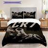 Dynamic Cr Football Action Three-piece Set (1 * Duvet Cover + 2 * Pillowcase, Without Core) 2D Flat Bedding Set Soft and Comfortable
