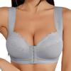 Damen kabellos integrierter Cup Frontverschluss Spitze Sexy Intimbereich BH