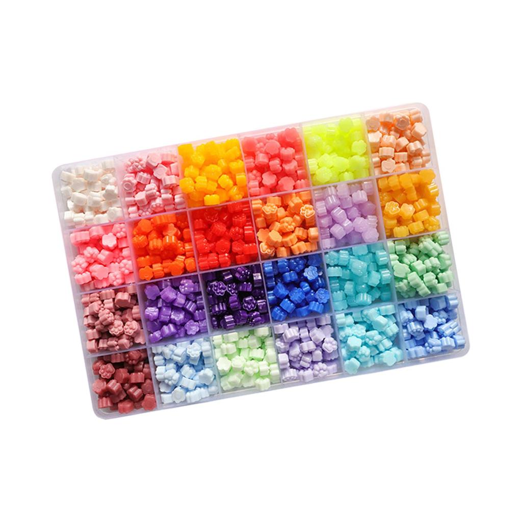 1200Pcs Sealing Wax Beads Set Seal Wax Pellets Enamel for Wax Seal Stamp for Invitation Holiday Birthday Gift Wrapping Wedding