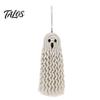 Living Room Wall Accents Handmade Cotton Rope Ghost Hanging Ornament for Halloween, Indoor Outdoor Halloween Pendent Front Door Window Yard