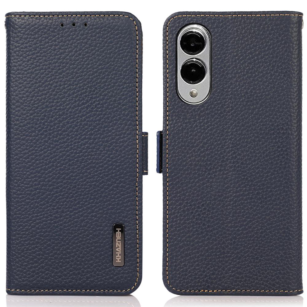 

KHAZNEH для чохла для телефону Samsung Galaxy S25 Edge Чохол з натуральної коров ячої шкіри з RFID-блокуванням B