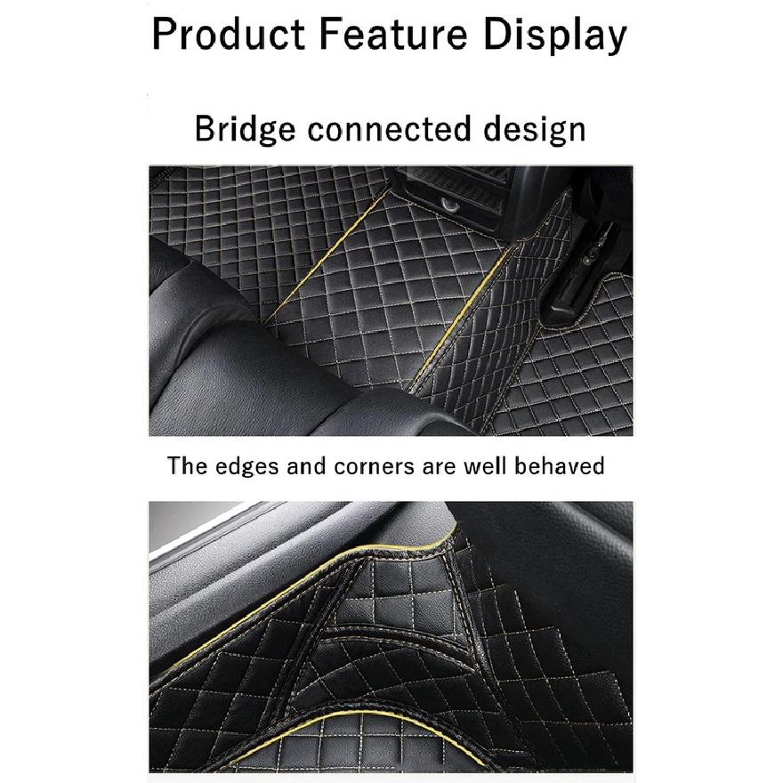 Auto Floor Mats Automobile Carpet Cover Car Foot Pads For BMW 3 Series 2013-2017 Years Accessories Protective Pad