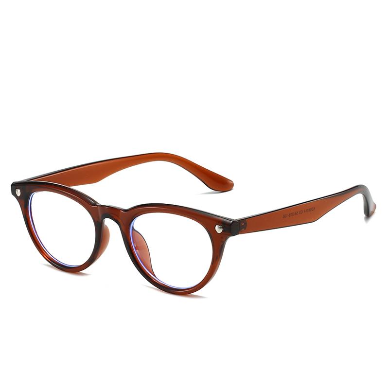 Anti-Blue Light Glasses Vintage Fashion Round Eyewear Women Classic Luxury Eyeglasses Blue Light Blocking Man Lady Eyeglas