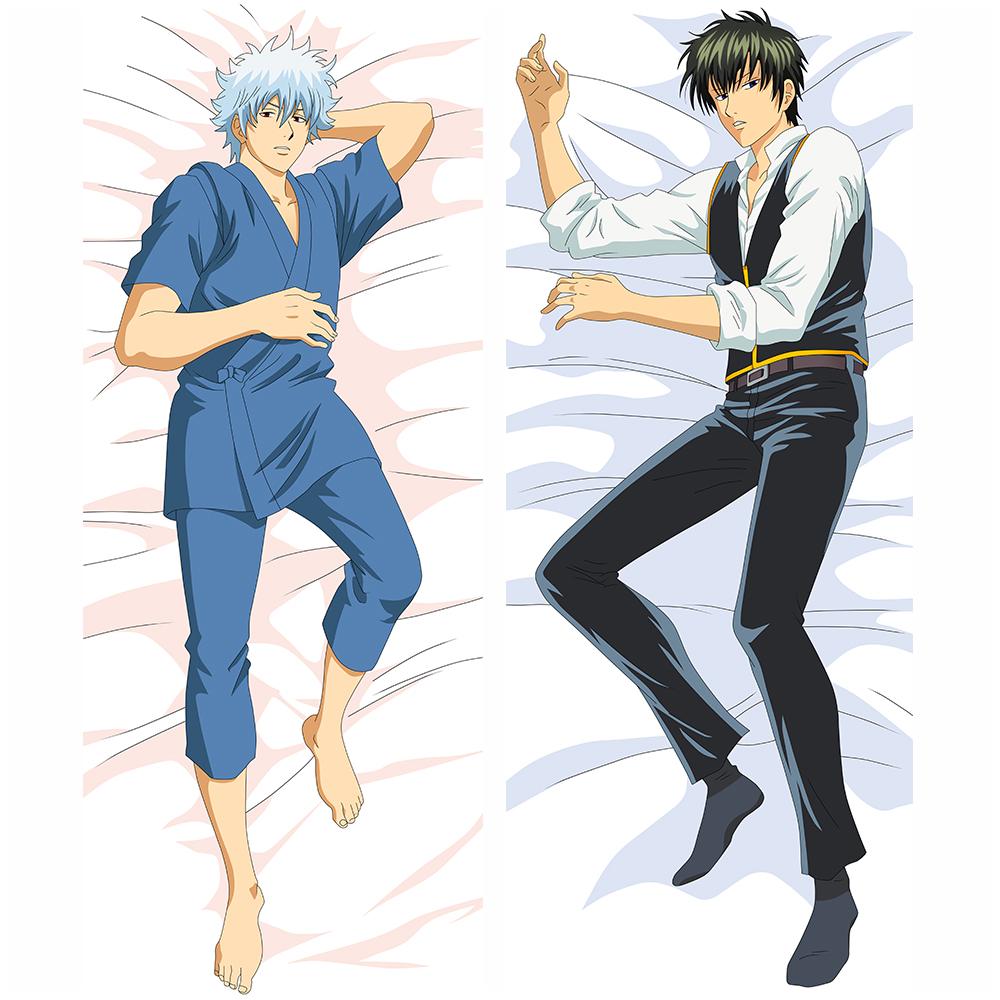 

Чехол для подушки из японского аниме, мужской BL Gintama, обнимающий чехол для подушки Dakimakura oreiller