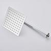 Bathroom Shower Head Shower Accessories Chrome Ultrathin Rainfall Bath Head Wall Mounted Stainless Steel Top Spray