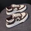 Autumn New Platform White Shoes Autumn and Winter Fashion Casual Versatile Student Black Star Casual Sports Women's Shoes