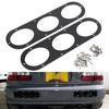 2Pcs Universal Aluminium Car Rear Bumper Race Air Diversion Diffuser Panels