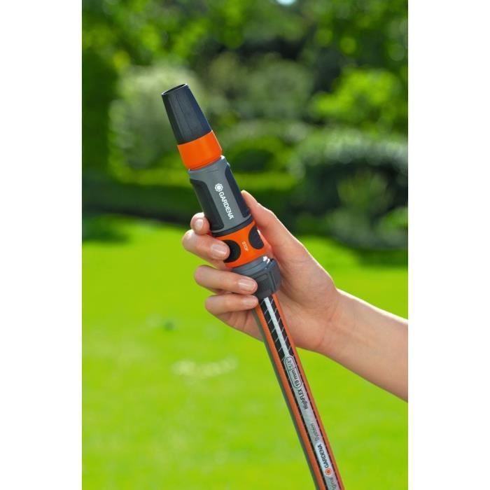 GARDENA Aquastop Watering Connection for Ø19mm Hose - Anti-water Flow - Power Grip - 5 Year Warranty