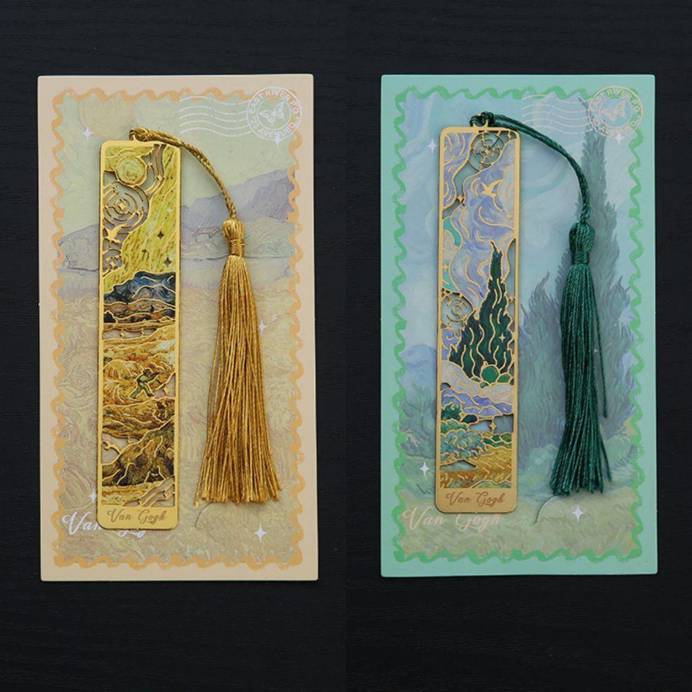 Oil Painting Style Book Marks Exquisite Reading Book Tools New Bookmark  School Supplies