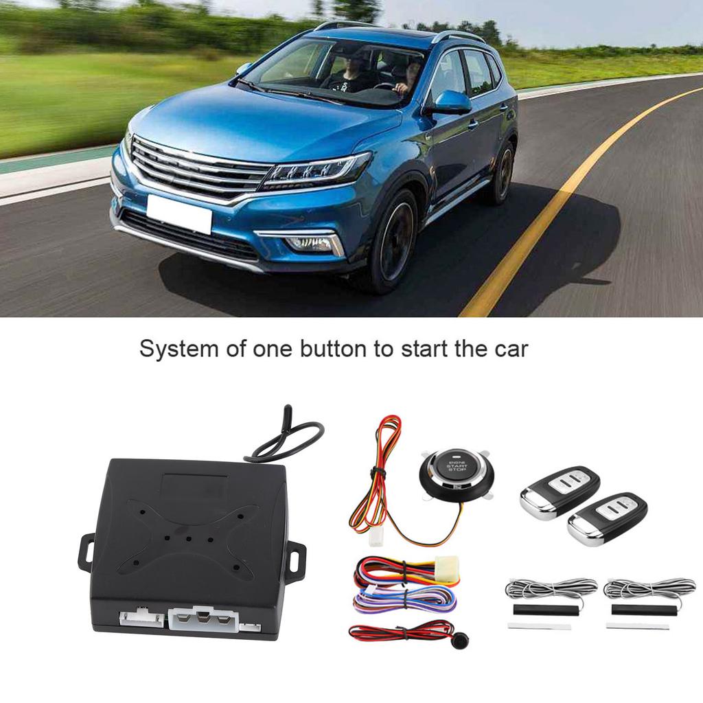 Universal Car Alarm System Engine Ignition Keyless Entry Push Button Remote Starter