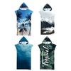 Fabric Bath Towel Hooded Swimming Bathrobe Surf Poncho Beach Towel  Cape Surfing
