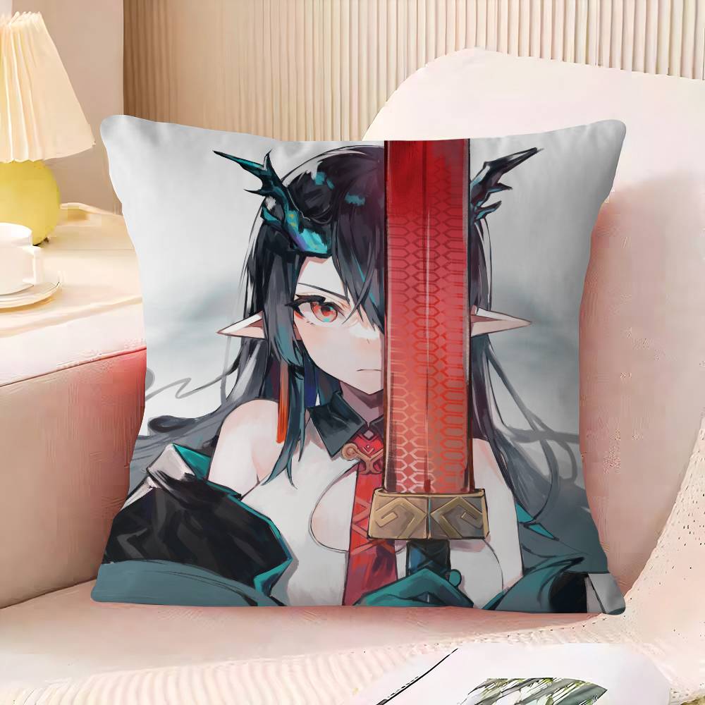 

D-Dusk Personalized Pillow Cover Kids Bedroom Wild Party Decor Pillowcase Kid Birthday Shower Gift 16x16Inch