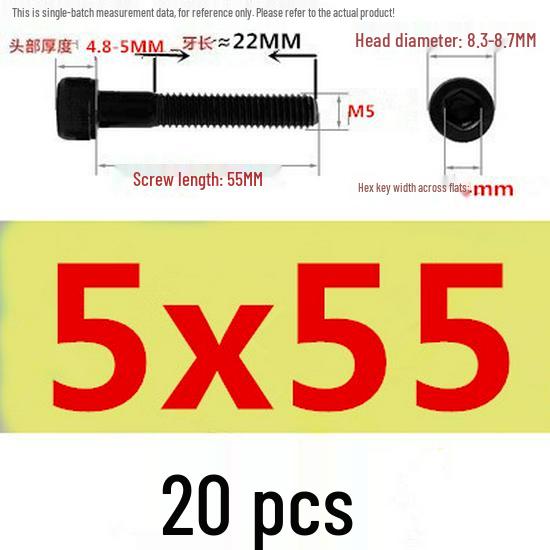 High-Strength Grade 12.9 Internal Hex Head Screws M1.4-M20