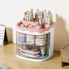 Cute Cartoon Pencil Case, Plastic Desktop Drawer Brush Box. Makeup Brush Storage Box, Classification and Compartment Storage Box