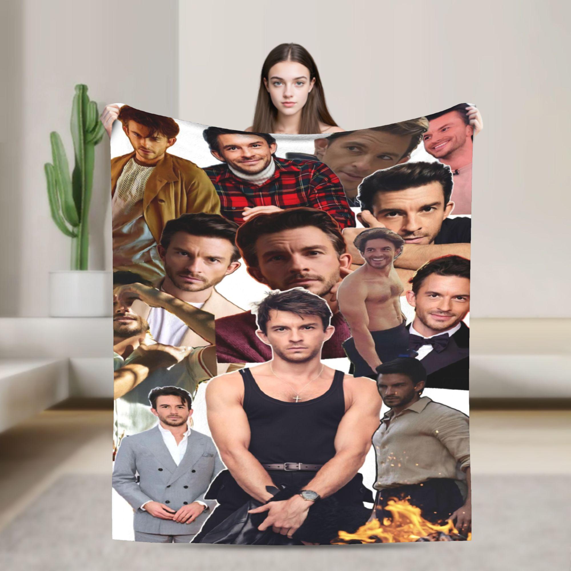 Jonathan Bailey Actor Blanket Comedy Flannel Awesome Warm Throw Blanket for Coverlet Autumn/Winter 100x150cm