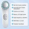 Face Massager, Skin Care Tool, High-frequency Face Care Machine, Skin Care Electroplating Face Care Machine (White Silver)