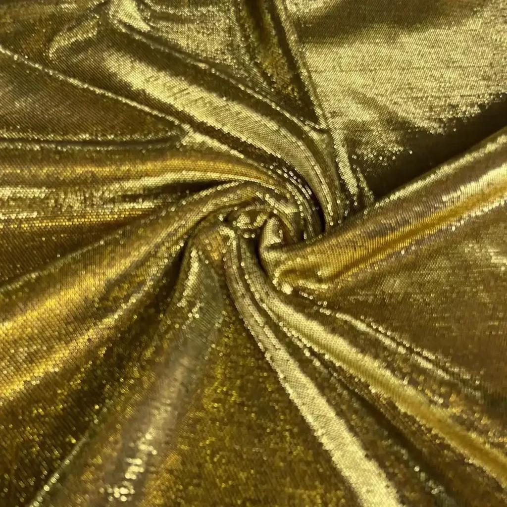 Gold Silver Thread Full of Stars and Bright velvet Fabric Shiny Yarn Colorful plush cloth Photography Background Fabric