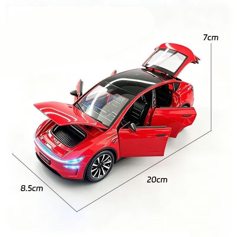 AAZP1 1:24 Model Y 2026 SUV Alloy Car Model Diecast Metal new Energy Vehicle Car Model High Simulation Sound and Light Collection Gift