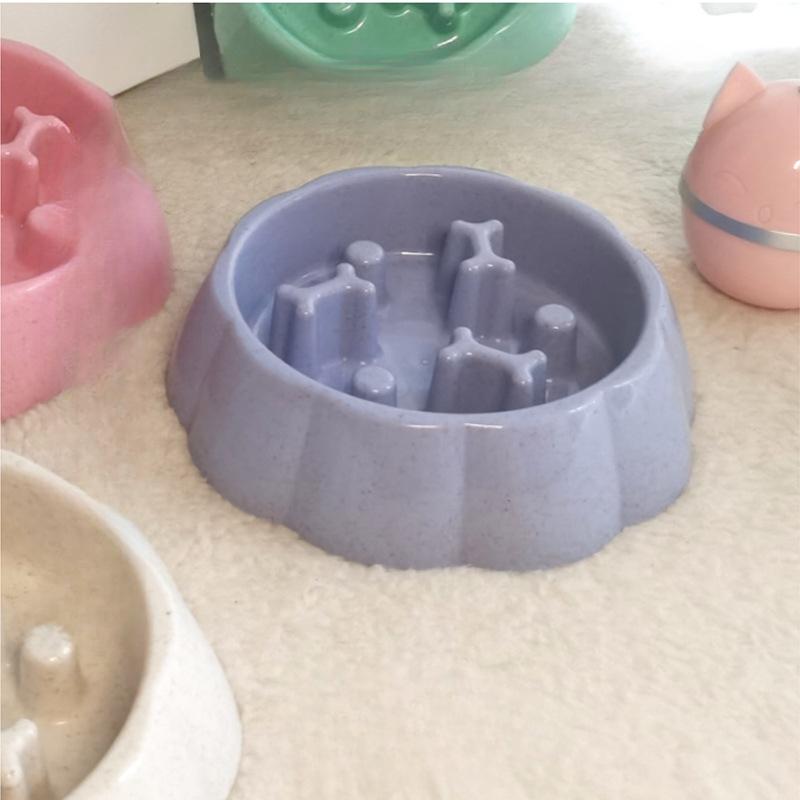 

Новая миска для собак Slow Food, миска для собак, которая не дает им подавиться, миска для маленьких и средних щенков, миска для риса Slow Food, миска для домашних животных, товары для животных 18*4.5cm