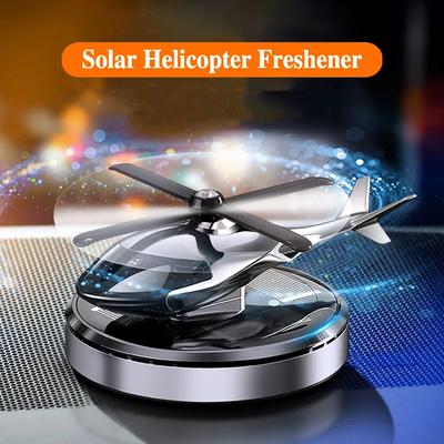 Solarbetriebener Lufterfrischer fürs Auto, Hubschrauber-Propeller, Duftzubehör, Innenraum-Accessoires, Aroma, origineller Parfüm-Diffusor, Dekor