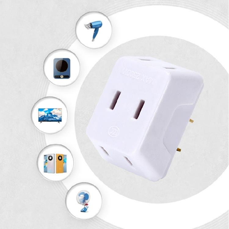 1 Turn 3 Sockets Global Voltages Plugs Converters With LED Indicator For Home Office And Trip