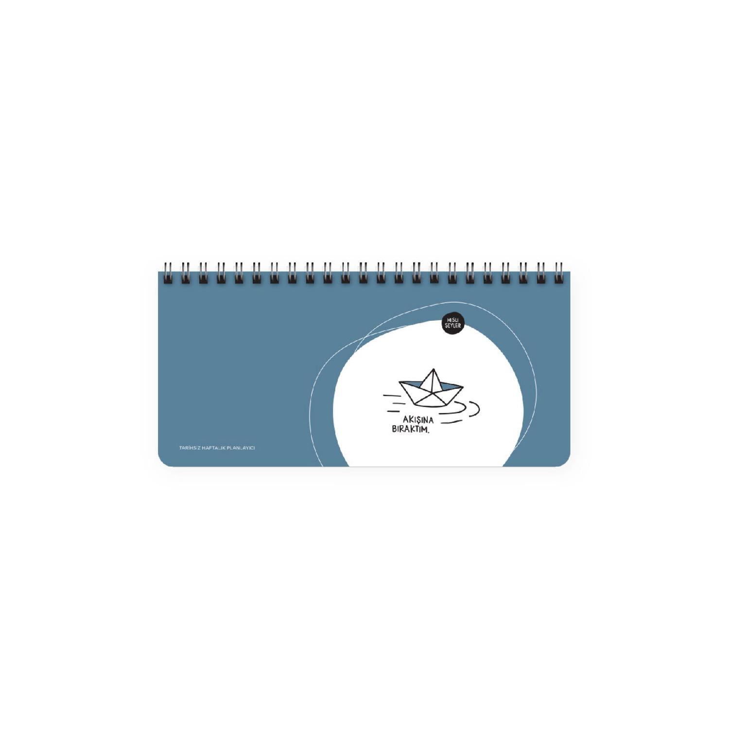 

Щотижневий планувальник Sharp Color Sticker Spiral Unated Weekly Planner - Feeling Things чистий