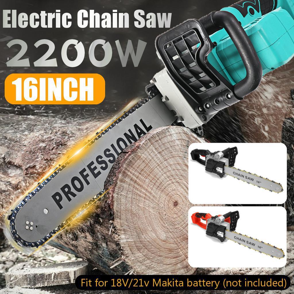 16 Inches Electric Pruning Saw Rechargeable Electric Saw Woodworking Mini Electric Saw Garden Tool For 18/21V Battery 2200W