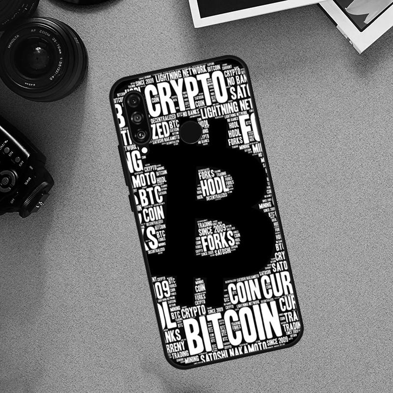 Bitcoin BTC Case For Huawei Nova 10 9 SE 3i 7i 11i 11 Pro 5T Y60 Y61 Y70 Y90 Y91 P20 P30 P40 Lite Cover