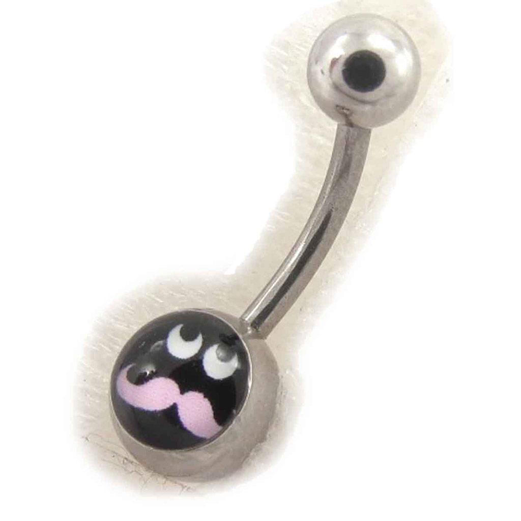 Les Trésors De Lily [J8940] - Body Piercing 'Wąsy' róża