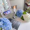 Flower Party Simulation Flowers Faux Large Decorative Plant Decors Arrangements Room Home Background Wall