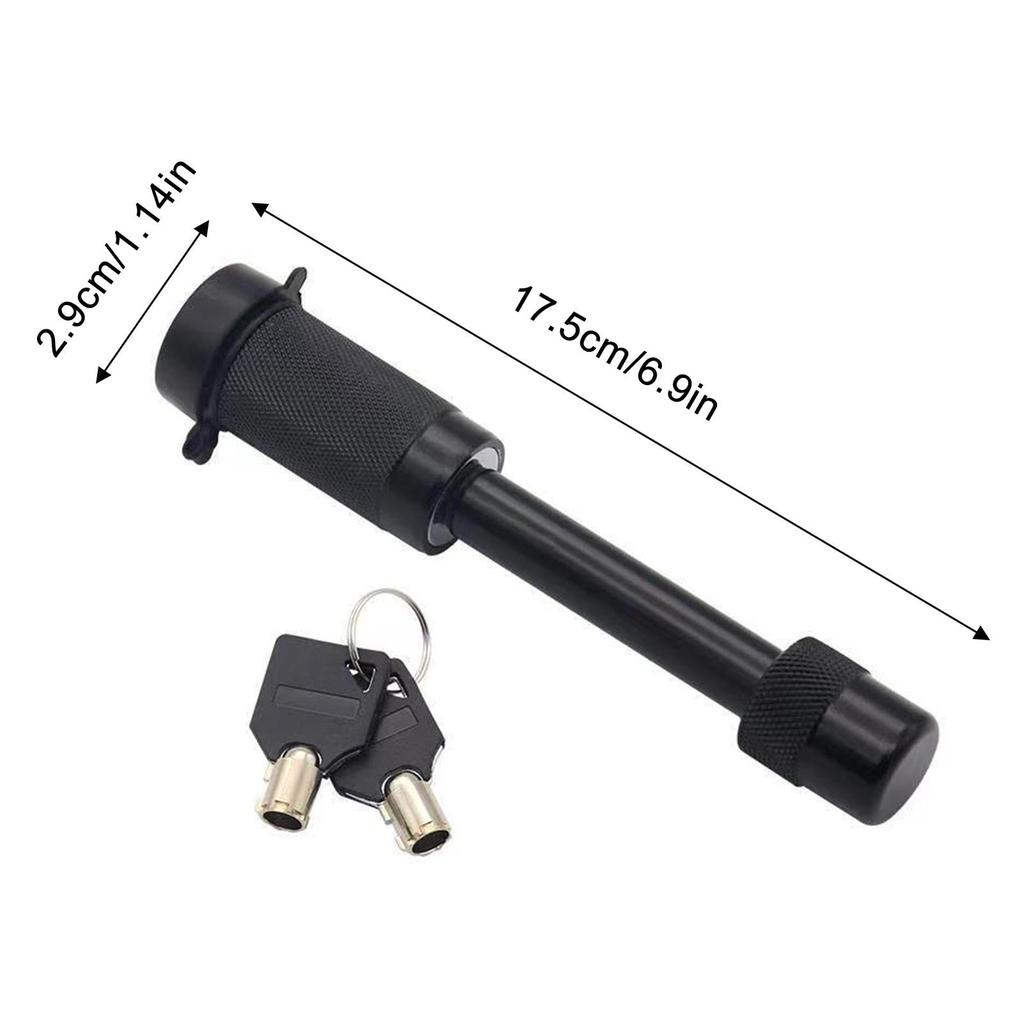 Hitch Lock Receiver - Anti-Theft Trailer Hitch Locking Pin, Lock with Key | Receiver