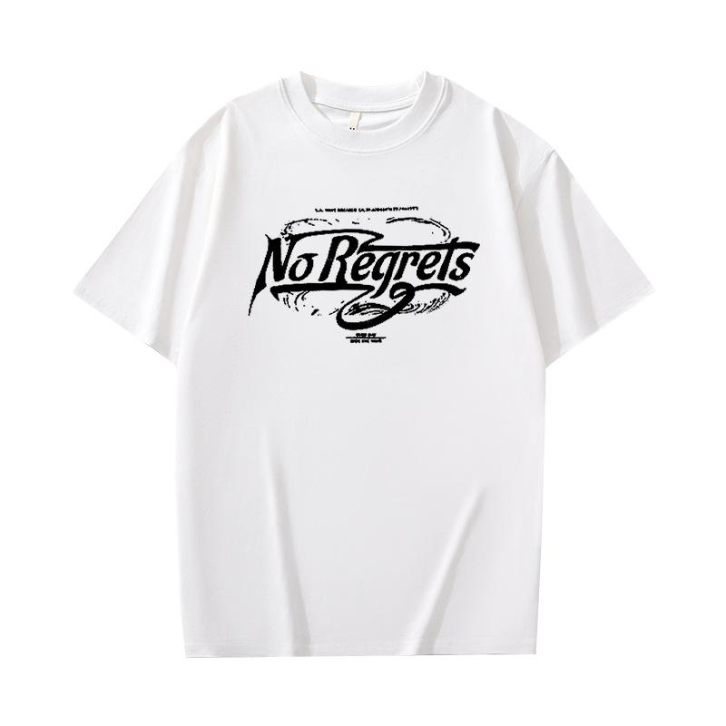 Short Sleeved T-shirt Men's Summer Trendy Brand Versatile Pure Cotton Heavyweight Base Shirt