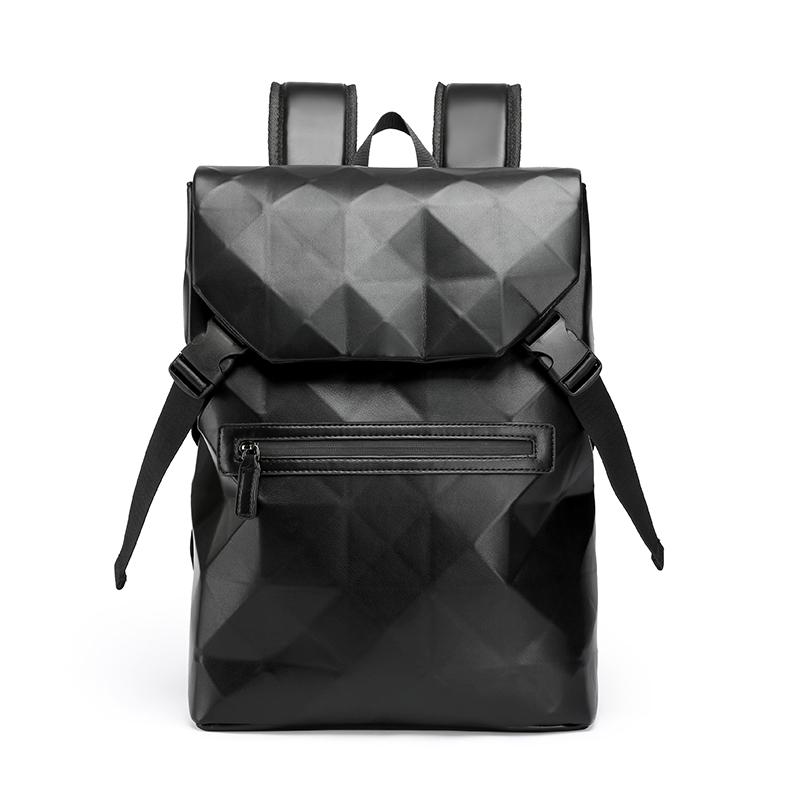 Trendy casual backpack for men's commuting, large capacity travel, computer backpack, minimalist, college student backpack