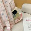 Niedlicher Rucksack mit Bärenaufdruck für Damen und Mädchen, Modischer Tagesrucksack für Schule und Reisen mit mehreren Taschen