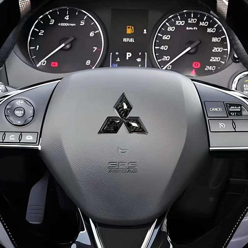Epoxidová samolepka Znak na volant auta Modifikovaná nálepka pro Mitsubishi Lancer EX Outlander Pajero ASX Eclipse Cross Ralliart