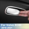 Für Volvo XC60 2018 – Edelstahl-Auto-Co-Pilot-Aufbewahrungsbox, Handschuhfach, Griffabdeckung, Zieraufkleber, Innenzubehör