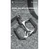 WEST BIKING Ultralight Bicycle Pedals Dual DU Sealed Bearings Nylon Anti-Slip 9/16" Universal Thread MTB  BMX Road Bike Parts