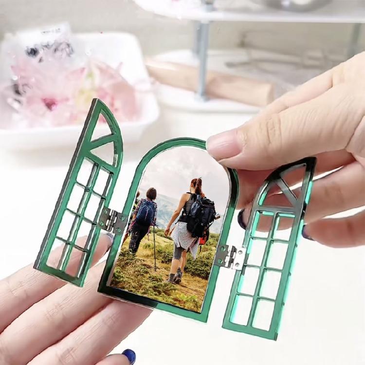 2Pcs Photo Frame Silicone Mold Window Picture Frame Mold for DIY Crafts Making