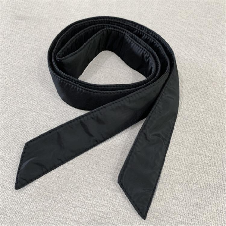 Solid Color Thin Belt Casual Solid Down Jacket Coat Decorative Waist Belt Bands
