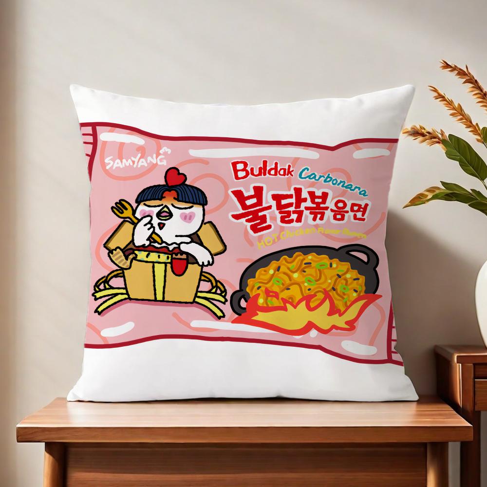 Ssamyang luxury Bbuldak cushion cover For Pillow Printing Sofa Decoration Home Car Room Coffee Shop Office Nordic Simplicity